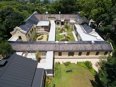 An aerial view of Green Hub Main Building, 2015