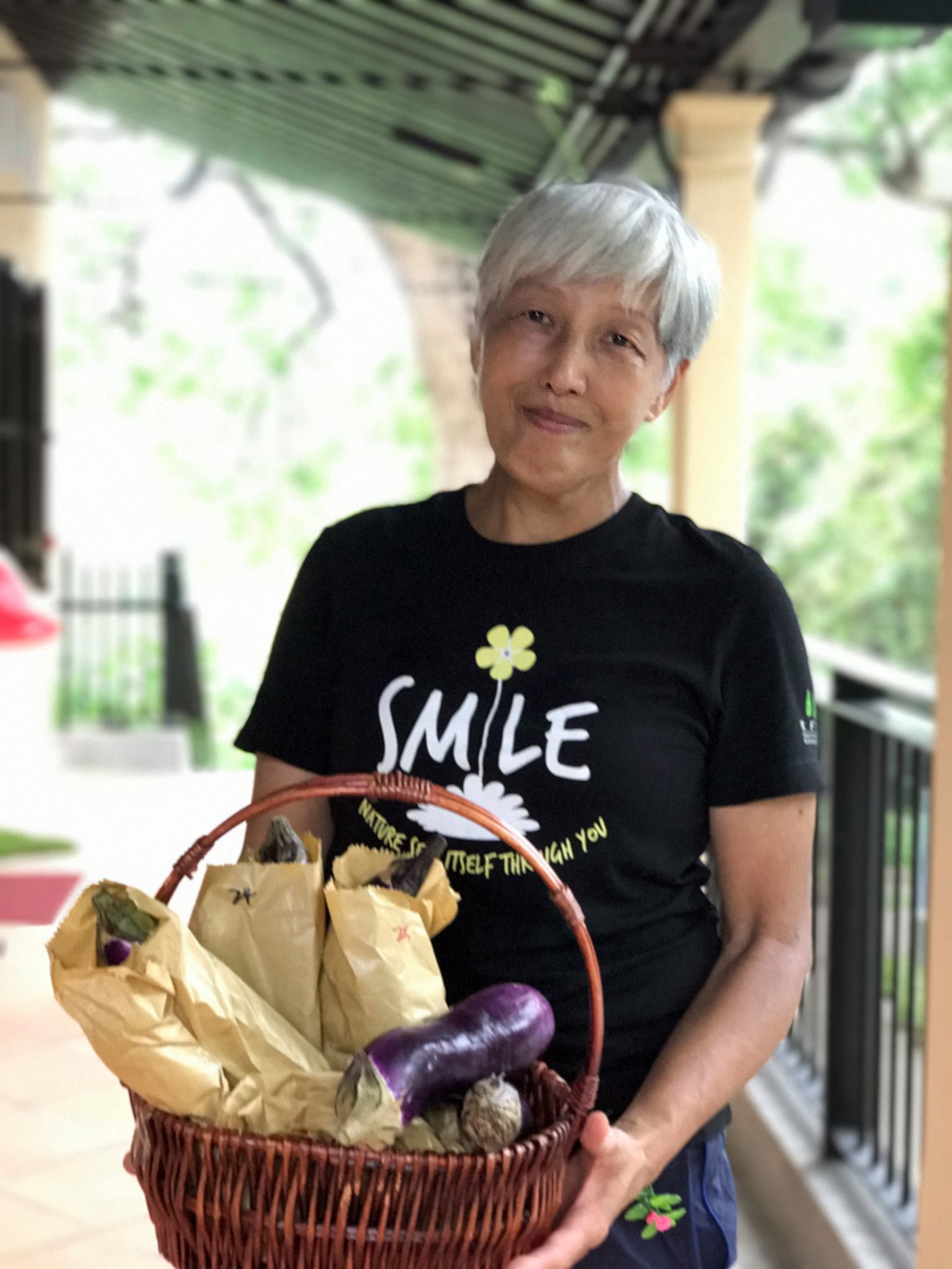 Fresh vegetables, fruits and herbs coming from local organic farms, some of them are freshly harvested from the Green Hub Kitchen Garden.